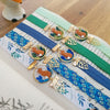 Fox with leaves elastic ribbon bookmarks / handmade from polymer clay motifs forest