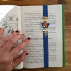 Fox with leaves elastic ribbon bookmarks / handmade from polymer clay motifs forest