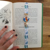Fox with leaves elastic ribbon bookmarks / handmade from polymer clay motifs forest