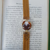 Autumnal elastic ribbon bookmarks adjustable with different subjects / handmade from polymer clay motifs forest
