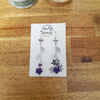 Maple leaves earrings with leaves charm / nature woodlands forestcore