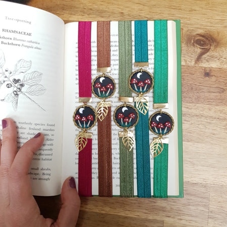 Red mushroom bookmarks