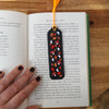 Autumnal tassel bookmarks with different subjects / handmade from polymer clay forest fall