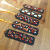 Autumnal tassel bookmarks with different subjects / handmade from polymer clay forest fall