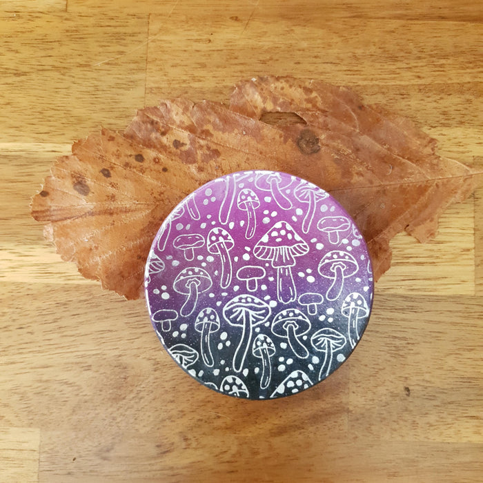 Whimsical trinket dishes with different patterns / handmade from polymer clay