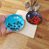 Whimsical mushrooms trinket dishes with sparkles