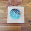Winter whimsical trinket dishes with different patterns / handmade from polymer clay