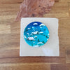 Winter whimsical trinket dishes with different patterns / handmade from polymer clay