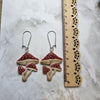 Mushroom earrings / nature woodlands and forest