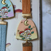 Mushrooms elastic ribbon bookmarks / nature autumn