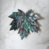 Maple leaf whimsical trinket dish / handmade from polymer clay