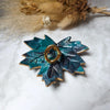Maple leaf whimsical trinket dish / handmade from polymer clay